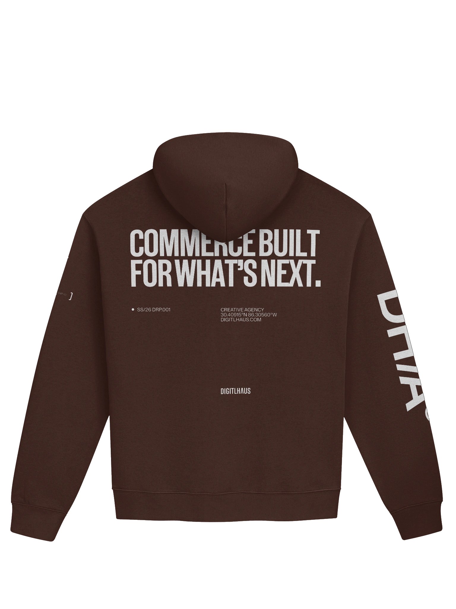DigitlHaus Hoodie Oversized - Chocolate product image (3)