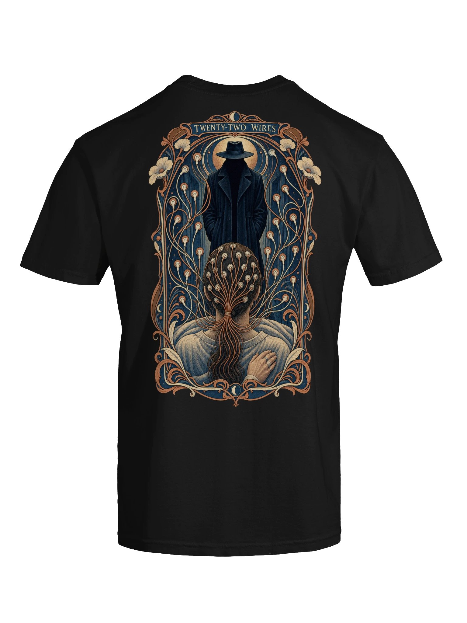 Twenty-Two Wires — Hat Man Gothic Horror T-Shirt product image (19)