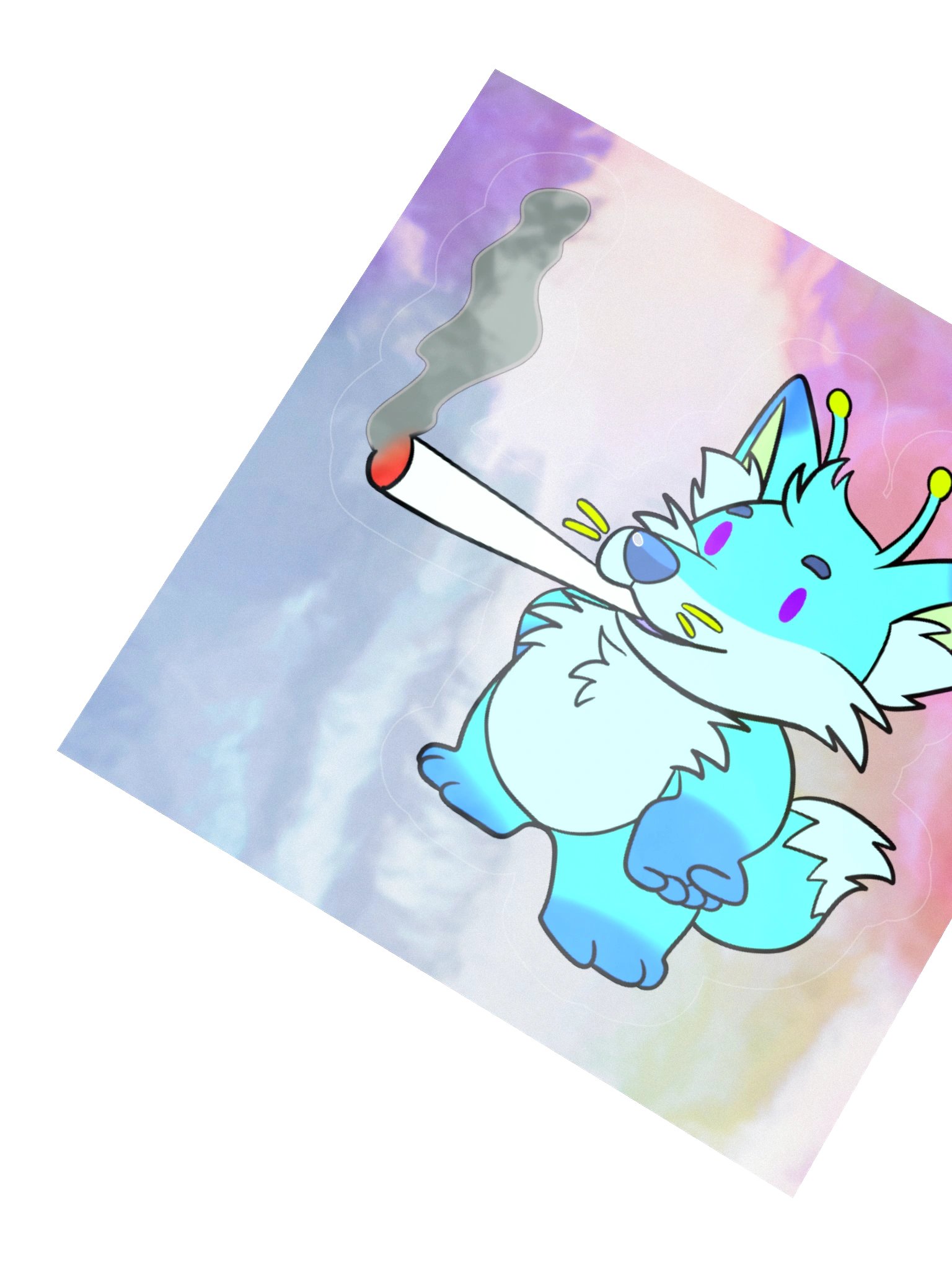 Tommy Smokes a Fat One Holographic Sticker product image (2)