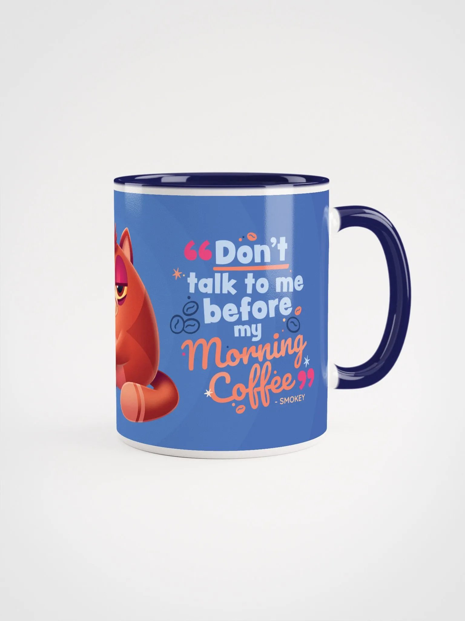 Cookie Cats - Smokey Morning Coffee Ceramic Mug product image (1)