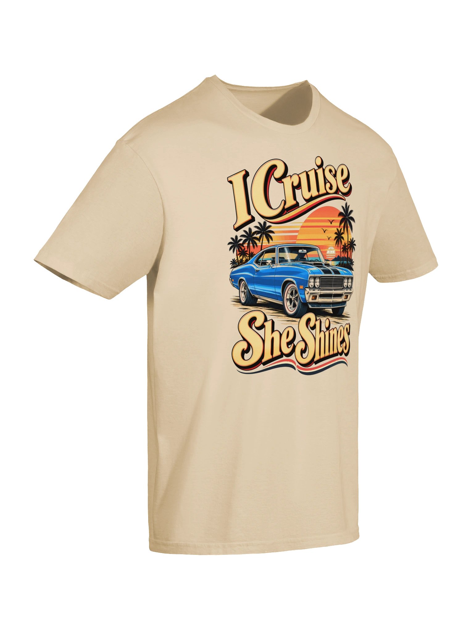 I Cruise She Shines Retro Car Tee product image (33)