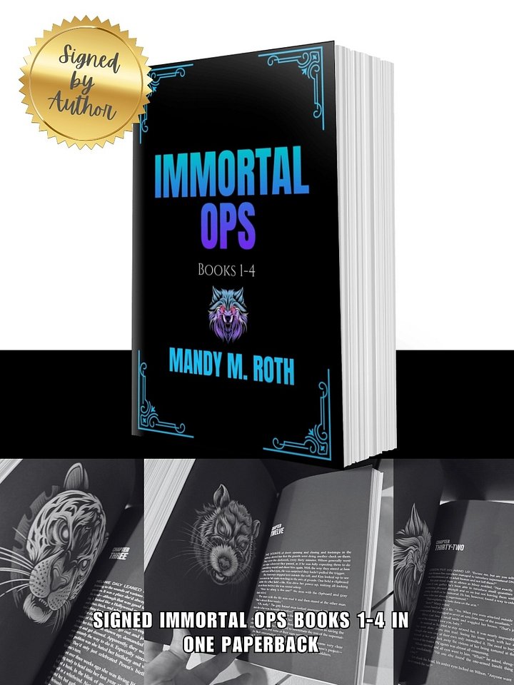 Immortal Ops Signed Print Book Contains Books 1-4 in One Paperback product image (1)