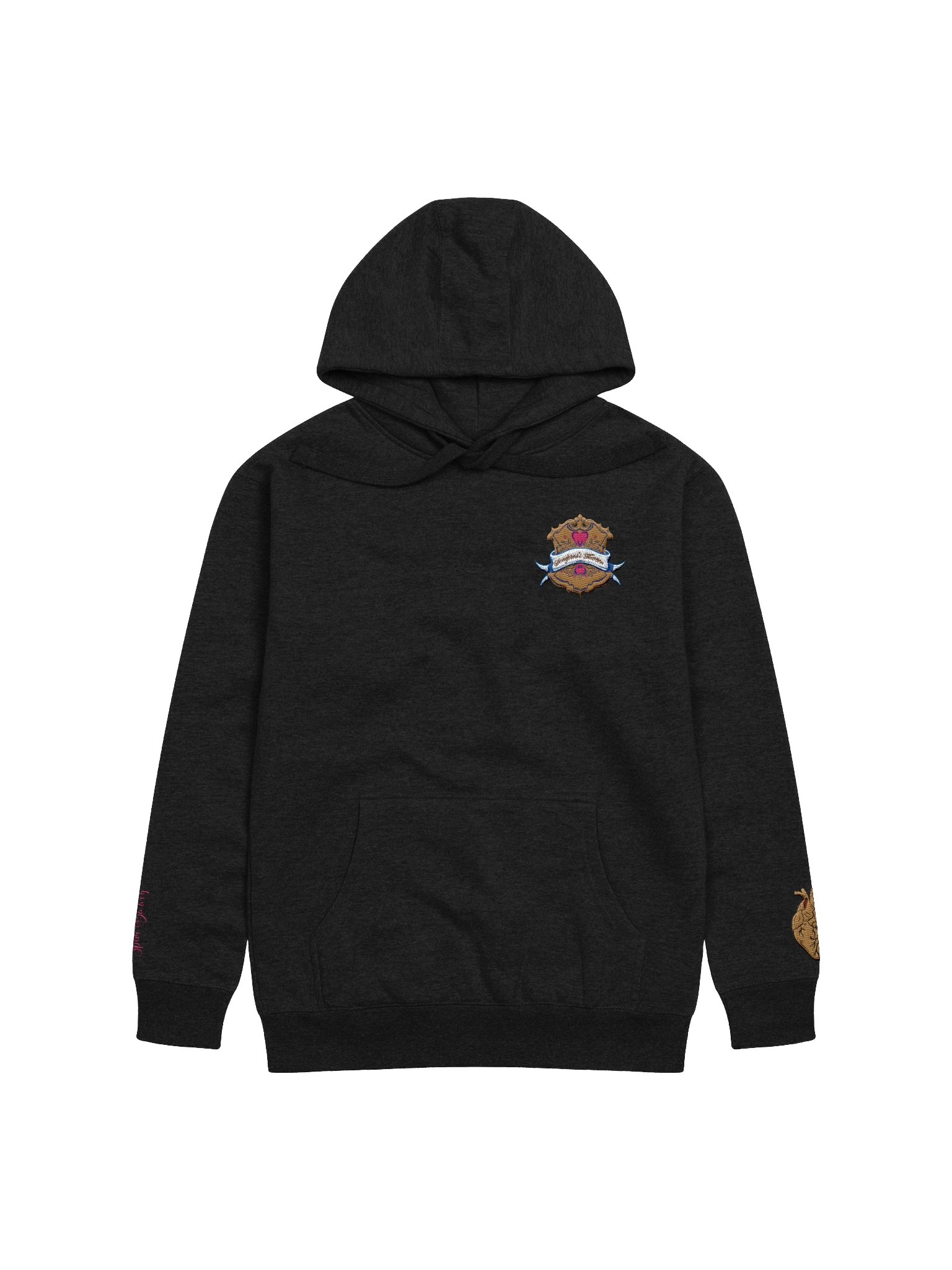 Heart on your sleeve embroidered Logo. product image (5)