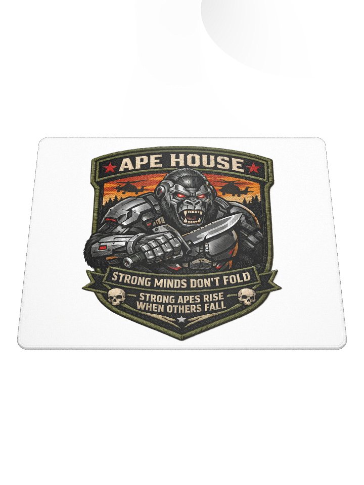 Ape House Gaming Mouse Pad – Strong Minds Don’t Fold product image (2)