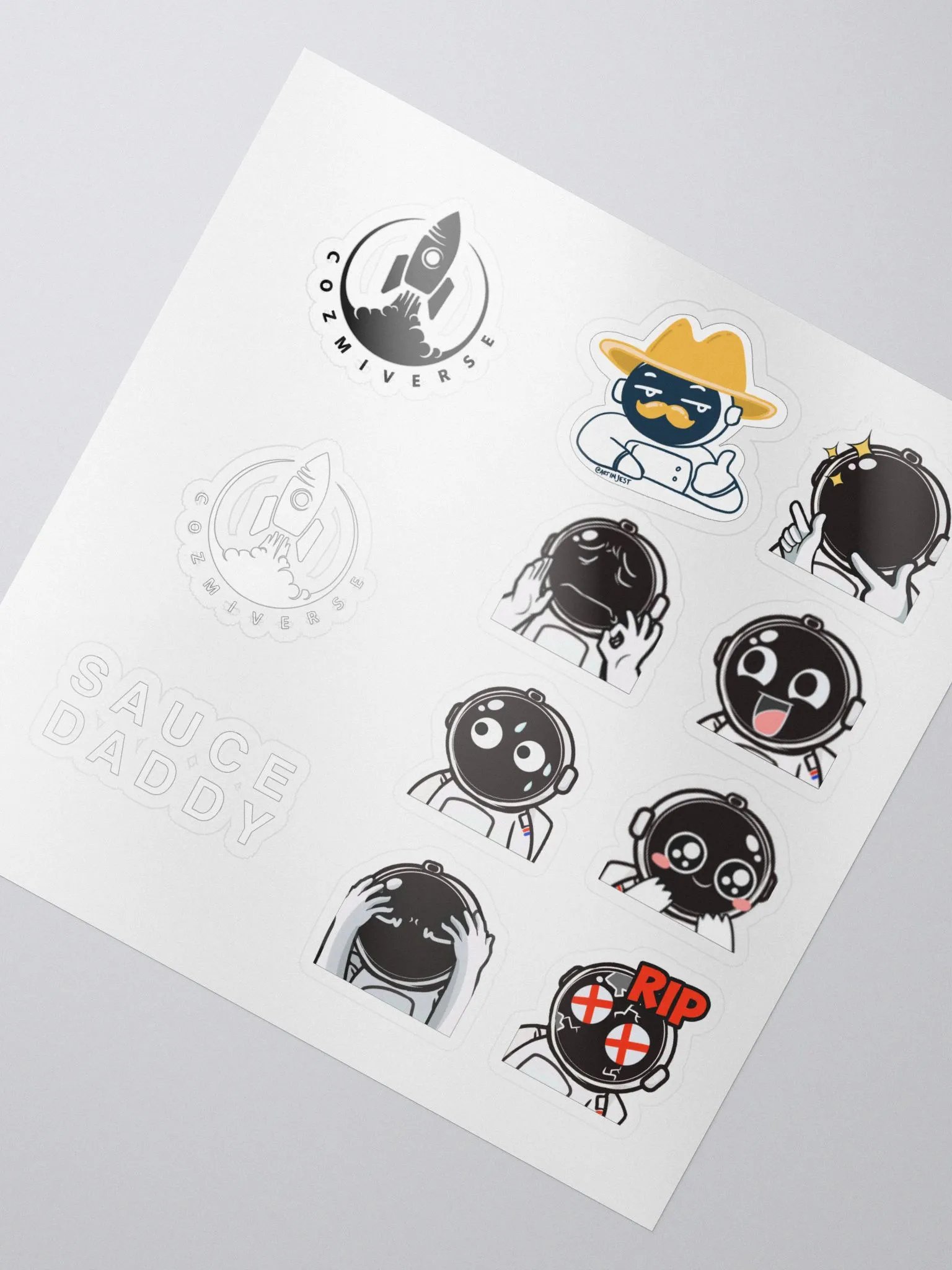 Emote Sticker Sheet product image (2)