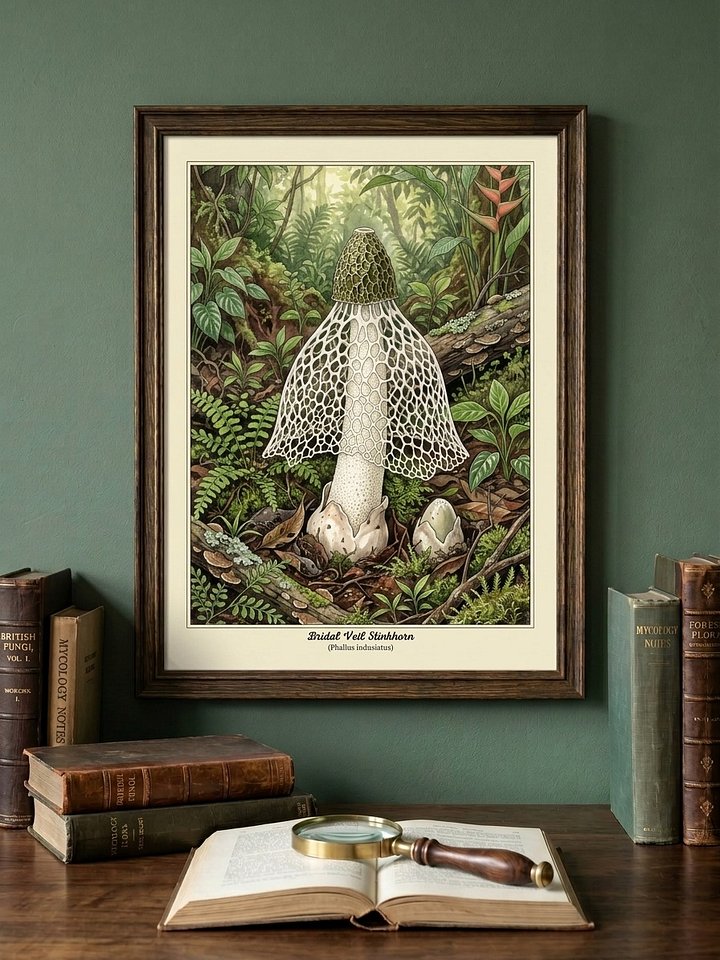 Bridal Veil Stinkhorn Poster product image (2)