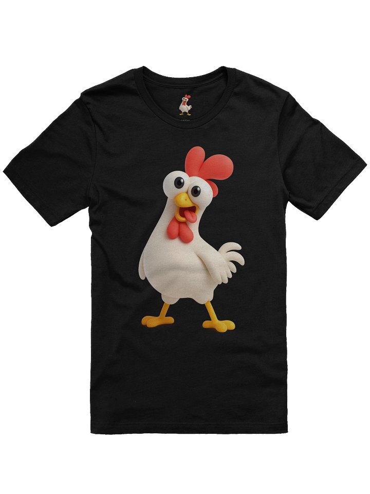 Crazy Chicken T-Shirt – Funny Cartoon Chicken Graphic Tee product image (1)