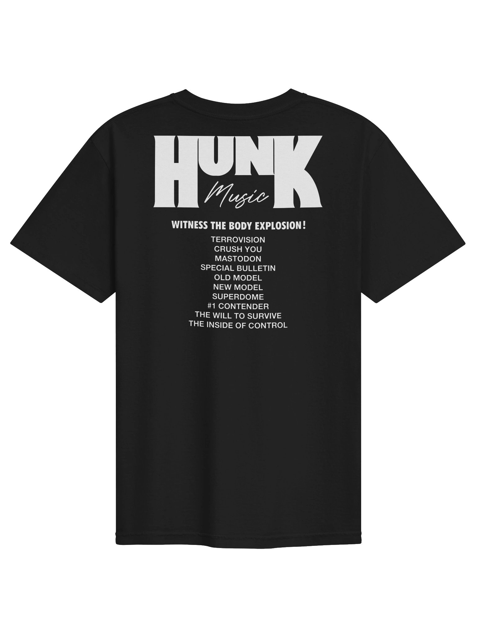 HUNK MUSIC Album Tee product image (2)