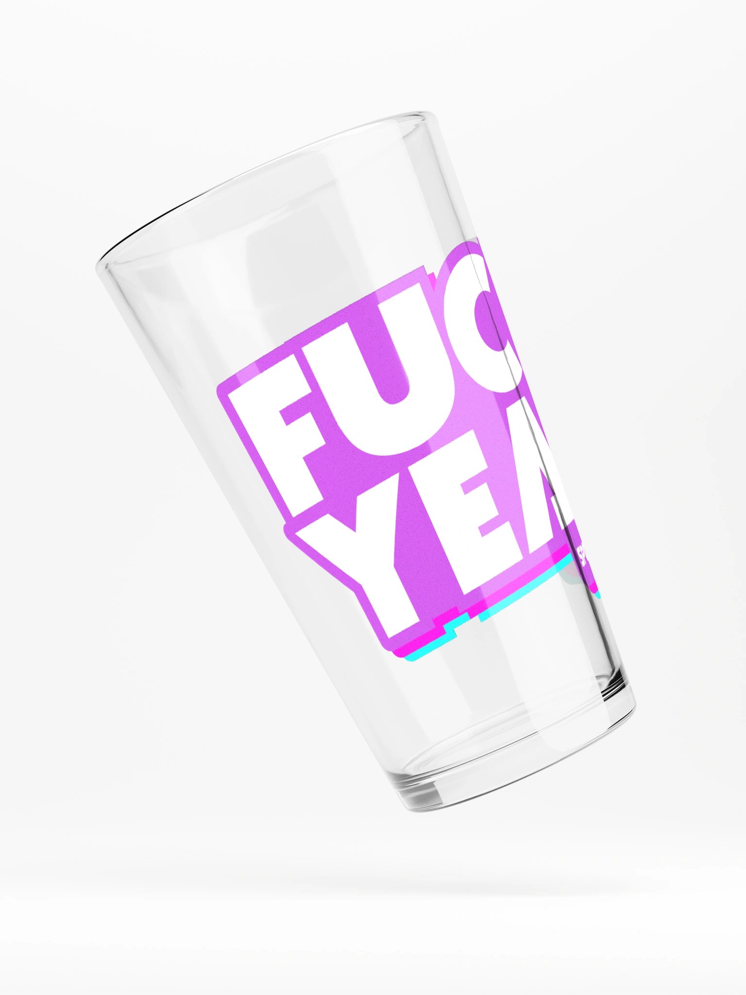 SCS FUCK YEAH PINT GLASS product image (4)