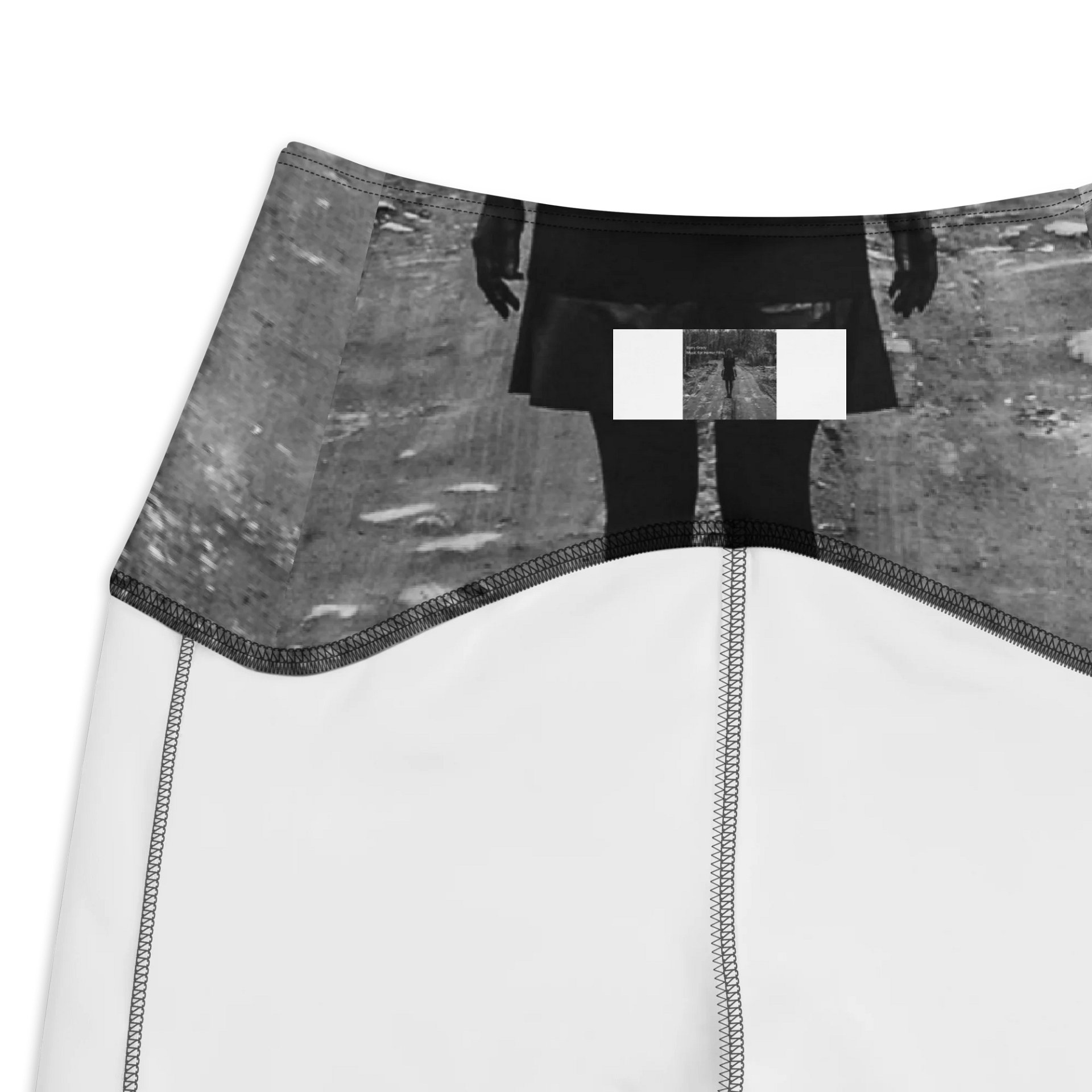 'Music For Horror Films' Sun-Protect Crossover Leggings with Pockets product image (3)