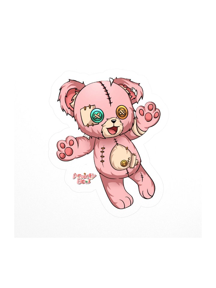 Chibi Anxiety Bear Sticker product image (2)
