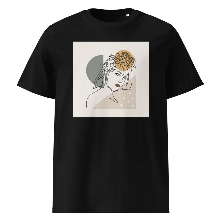 Floral Facade Organic Tee product image (1)