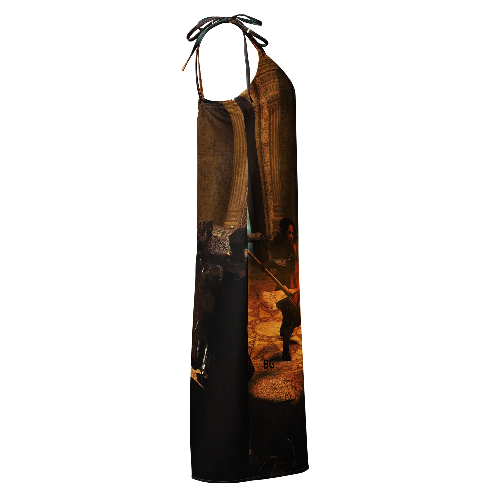 'Elven Stories - Warriors Cry Too' Chiffon Slip Dress product image (4)