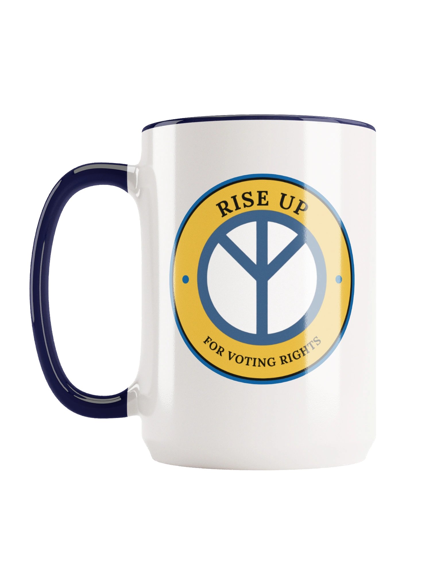 Rise Up — Voting Rights Badge Mug product image (5)
