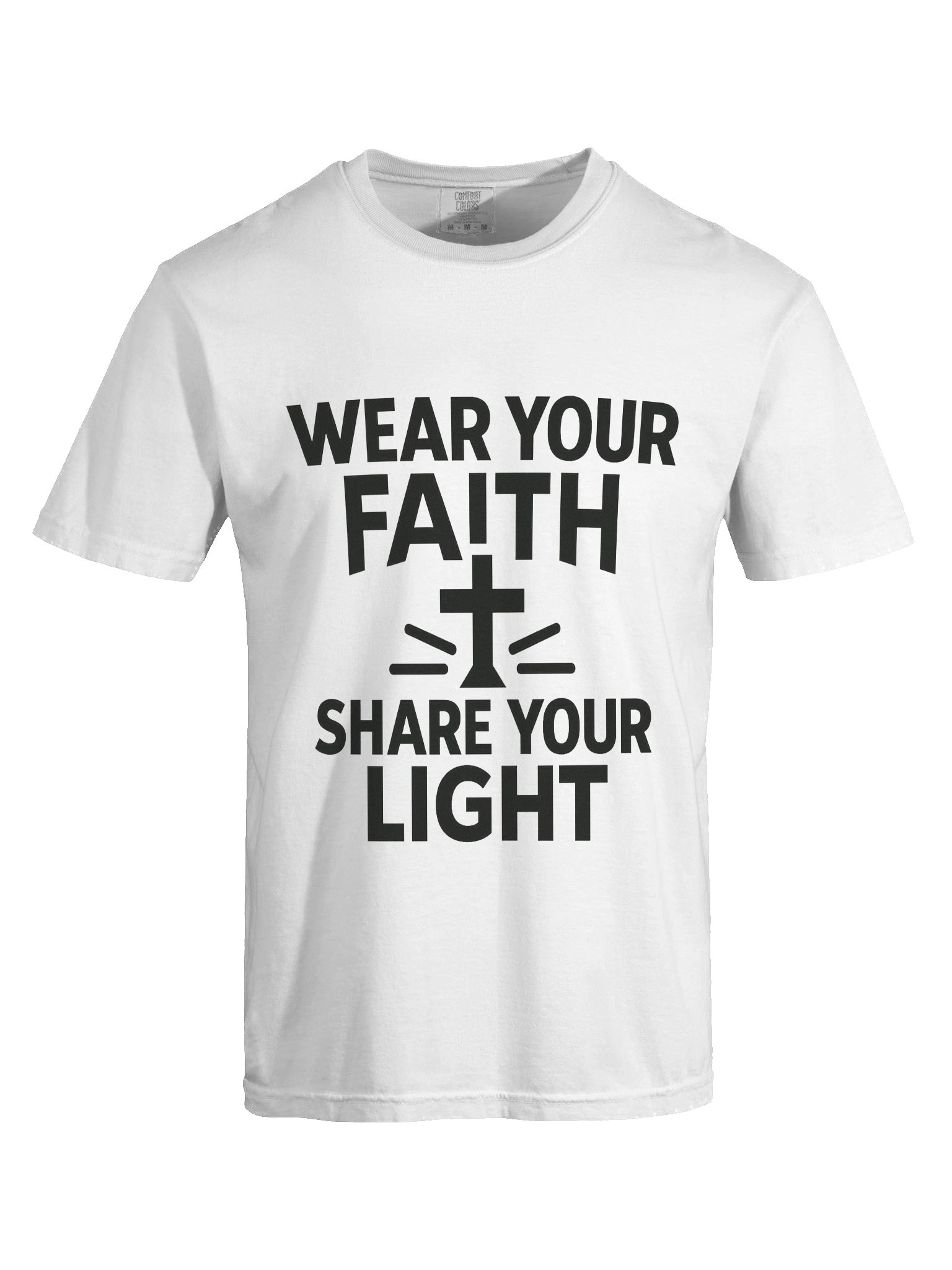 Wear Your Faith, Share Your Light #1 T-Shirt product image (7)