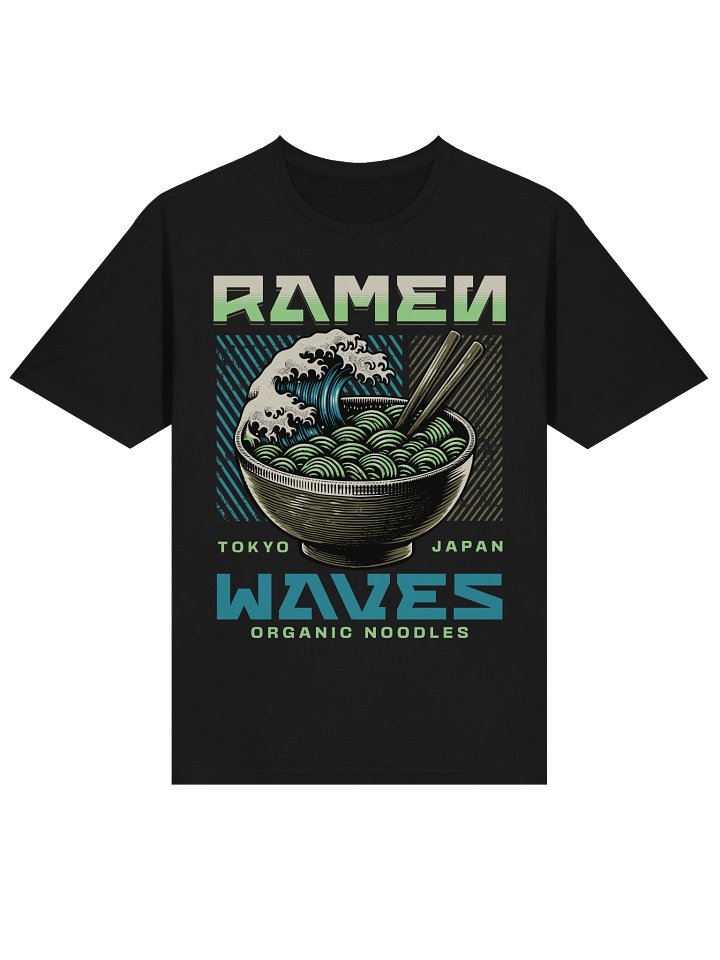 Ramen Waves Organic Noodles T-Shirt - Gildan Softstyle product image (2)