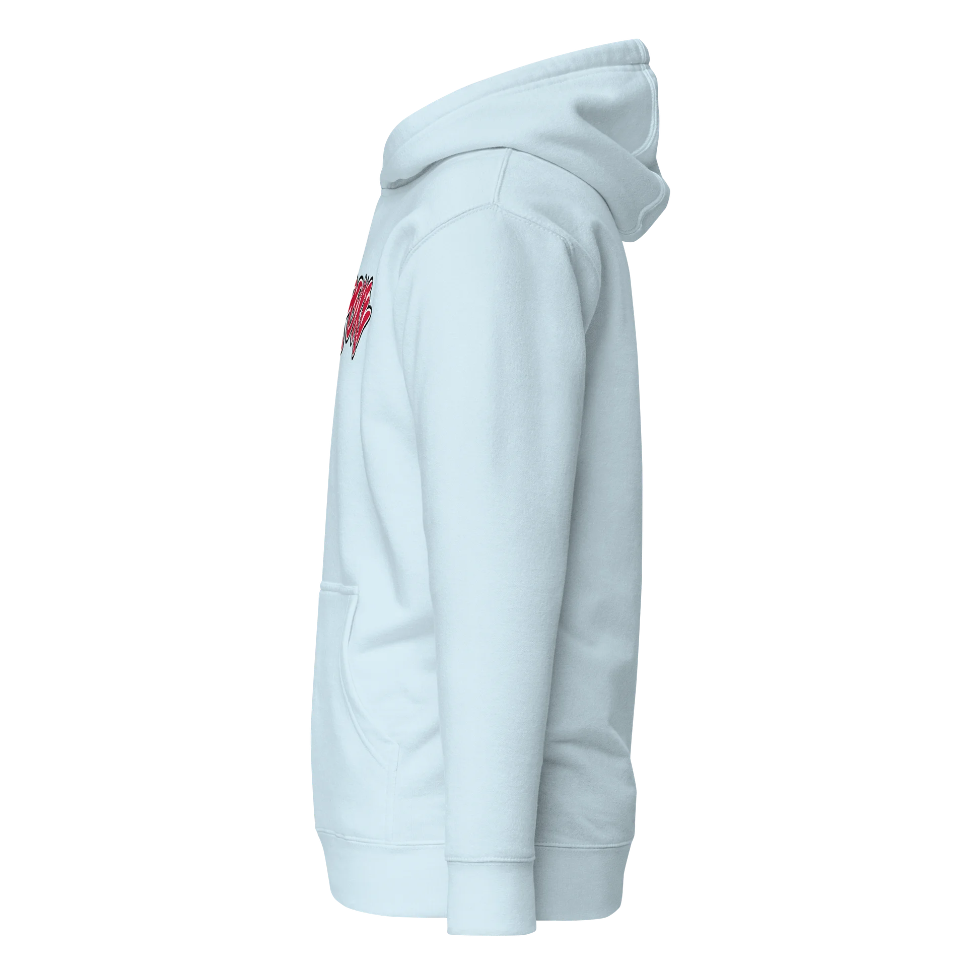 DROKE - Red w Black Deluxe Logo Hoodie product image (5)