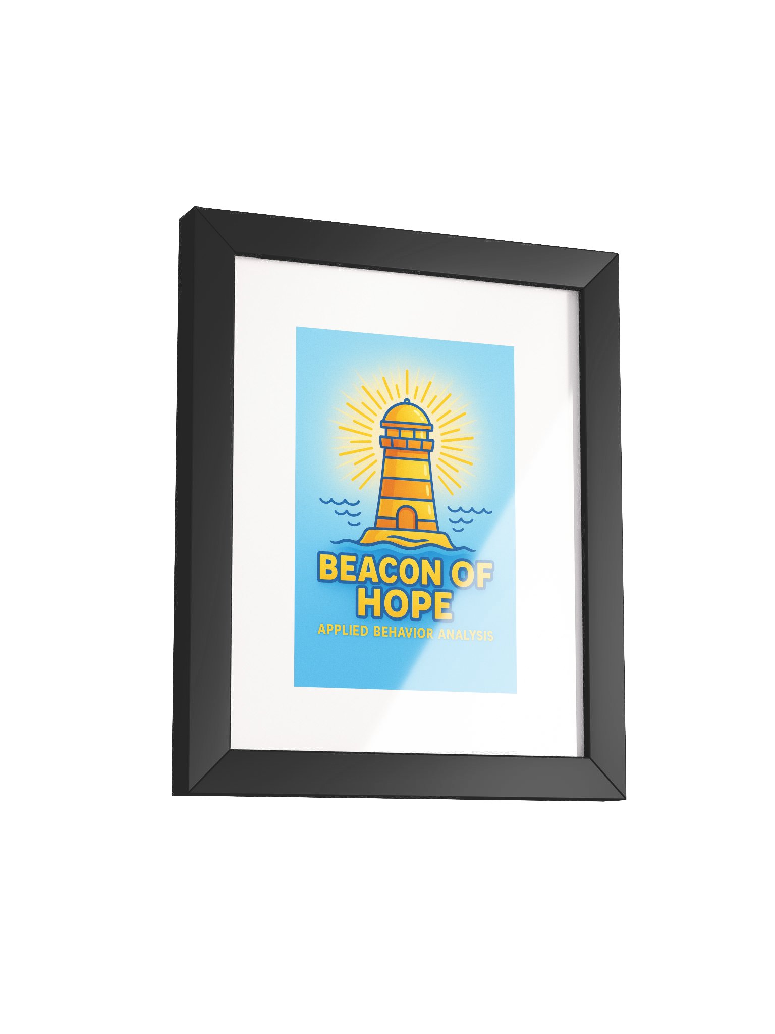 Lighthouse of Positivity Framed Poster product image (9)