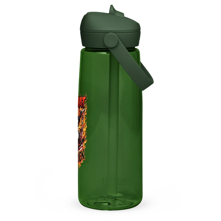 Hellkat Maverick Intense Cat Flip Straw Water Bottle product image (2)