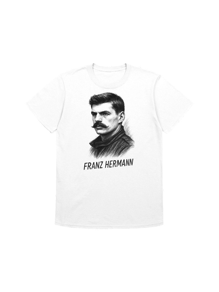 Vintage Franz Hermann Monochrome Portrait T-Shirt product image (1)