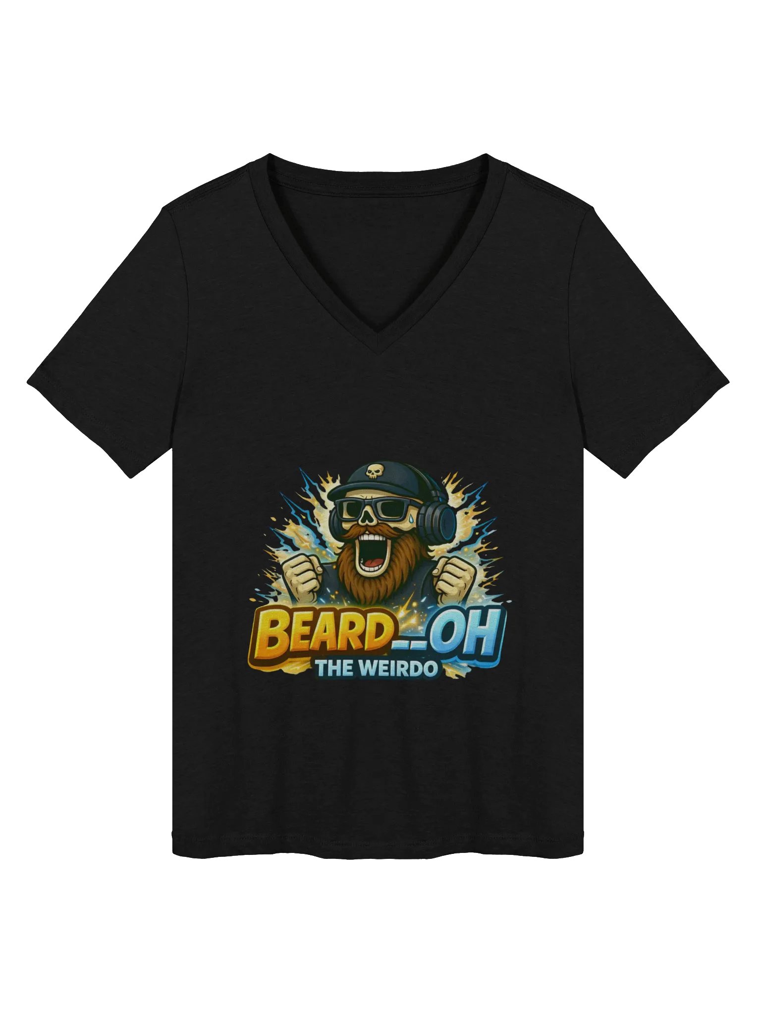 Beard__Oh Women's V-Neck T-Shirt product image (1)