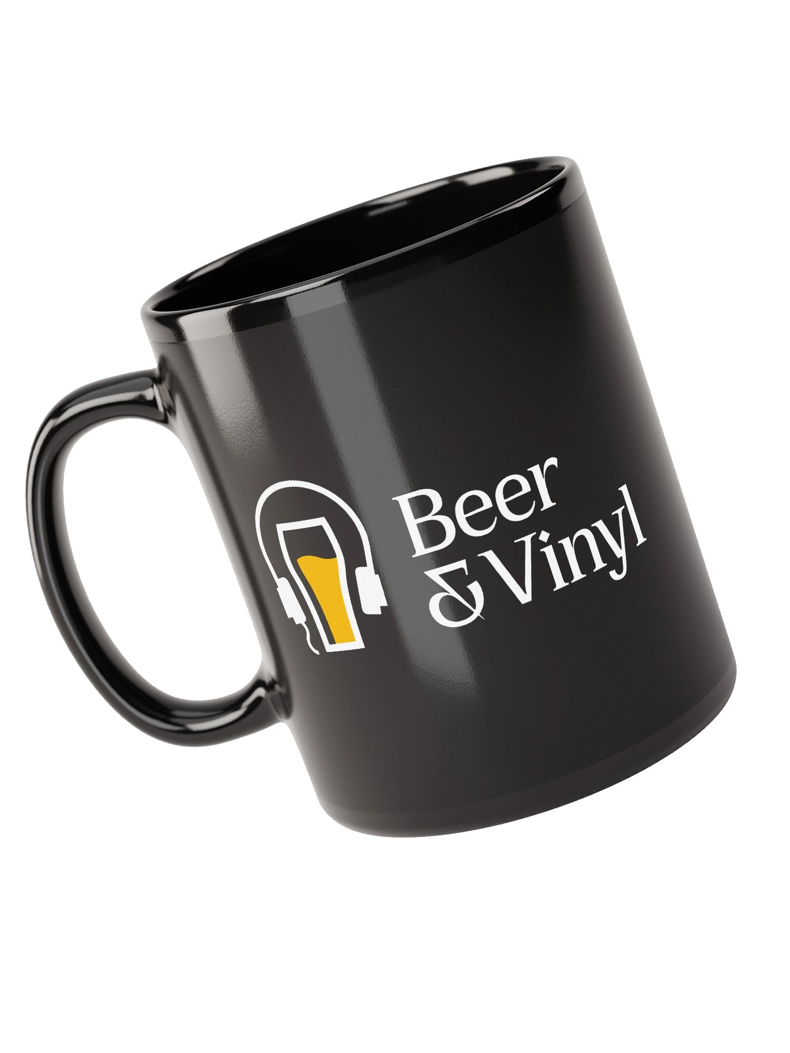 Beer & Vinyl Black Mug product image (10)