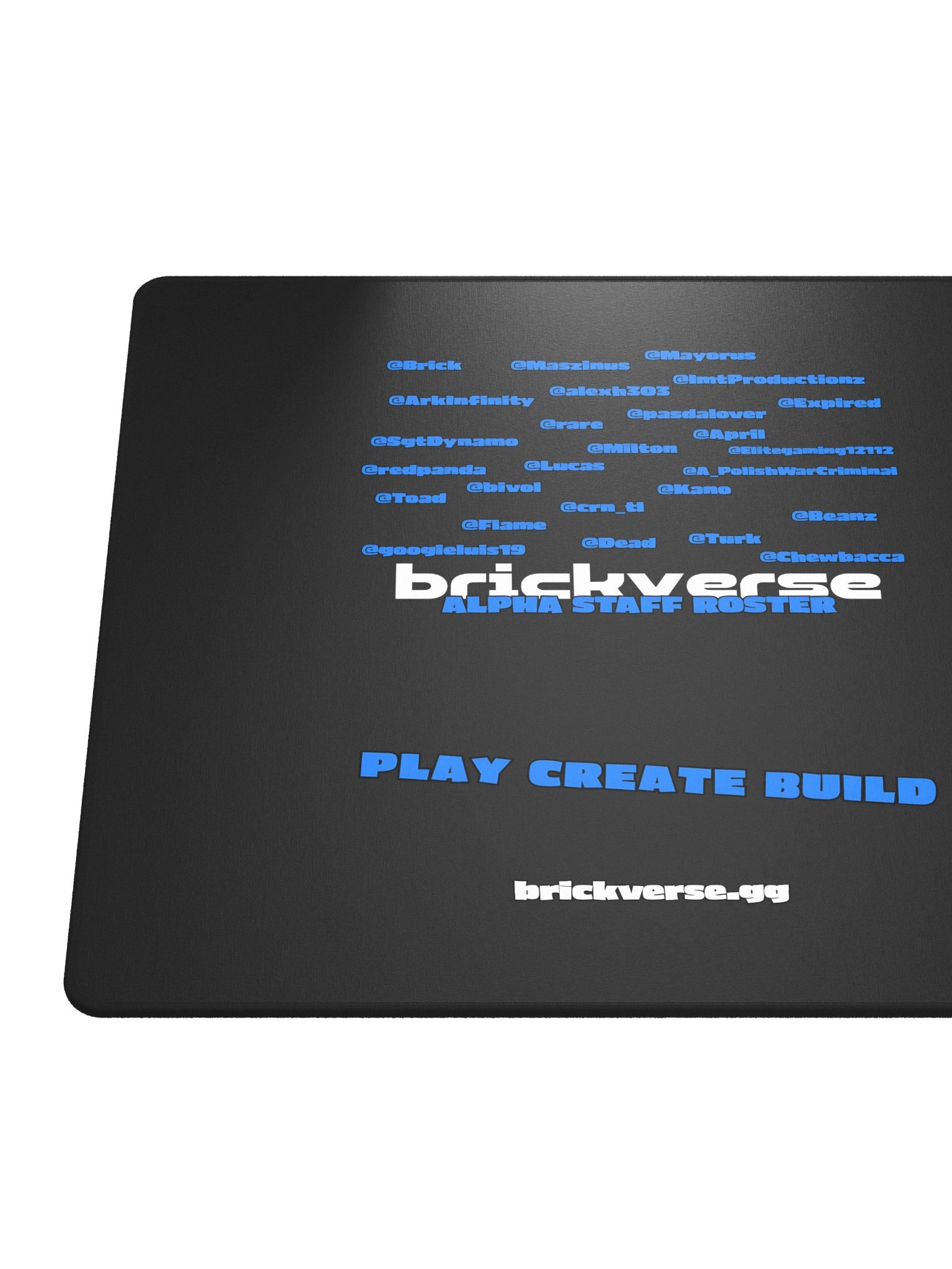 Brickverse Alpha Staff Roster Gaming Mouse Pad product image (4)
