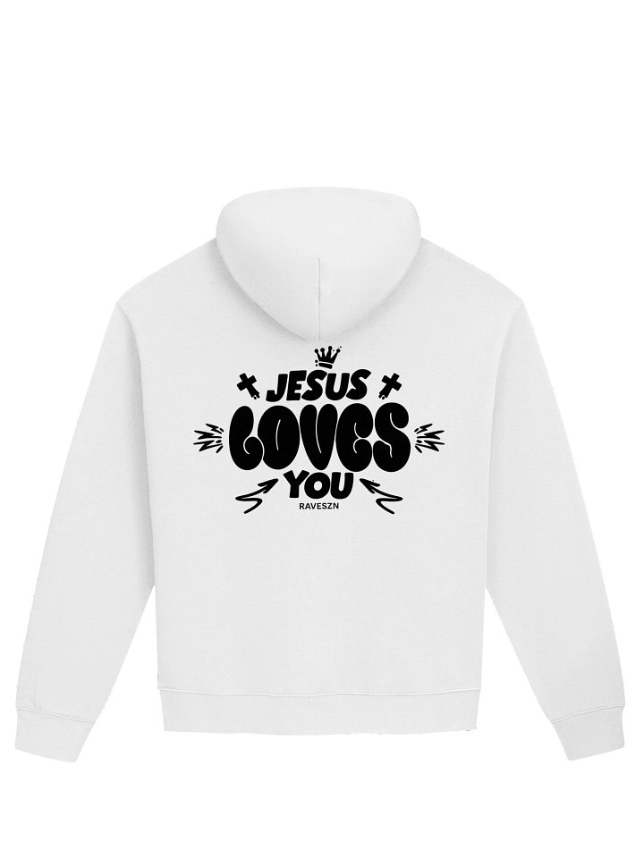 Jesus Loves You Hoodie (Black Graphic) | OHLOVE product image (2)