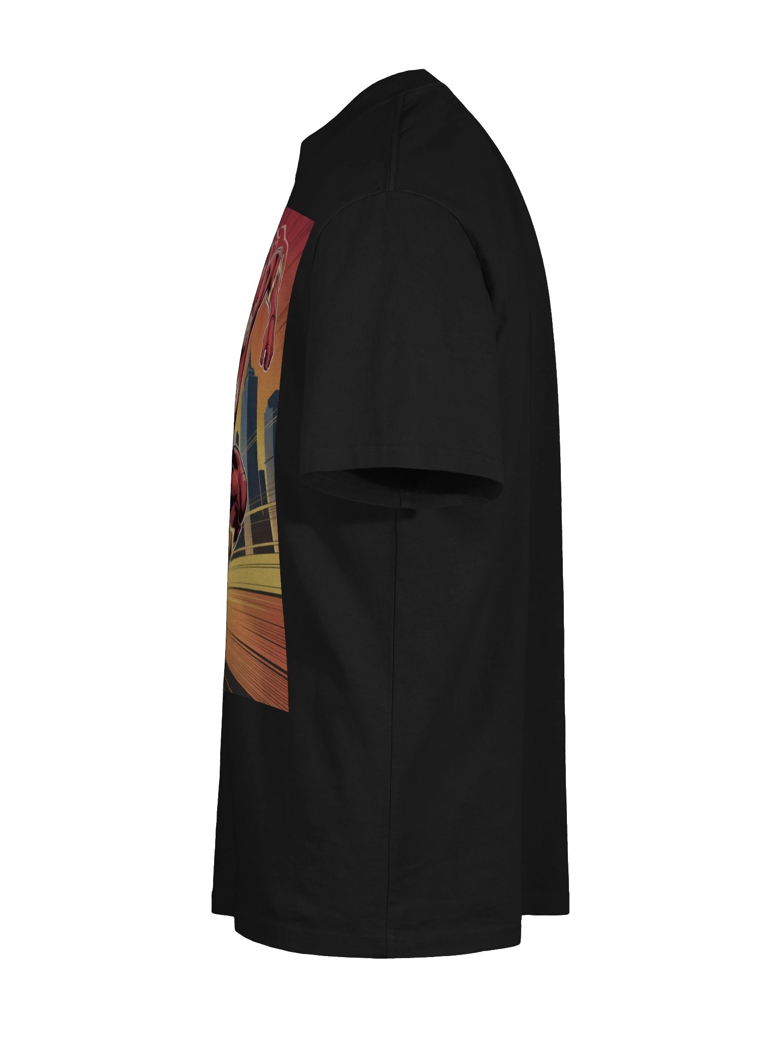Twilight Forge: The Flash Ember Rush Oversized Faded T-Shirt product image (10)