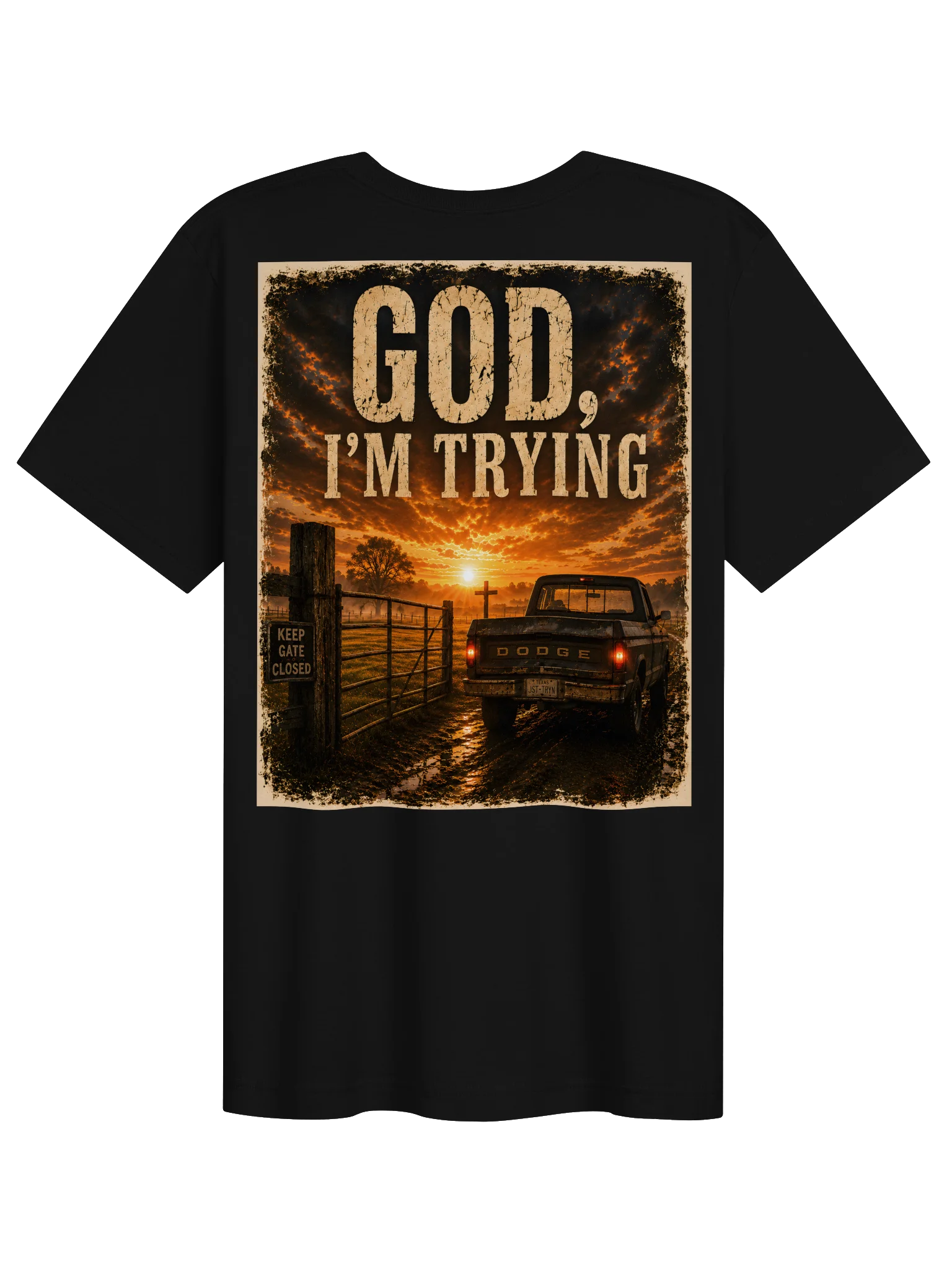 God, I'm Trying Classic Tee product image (14)