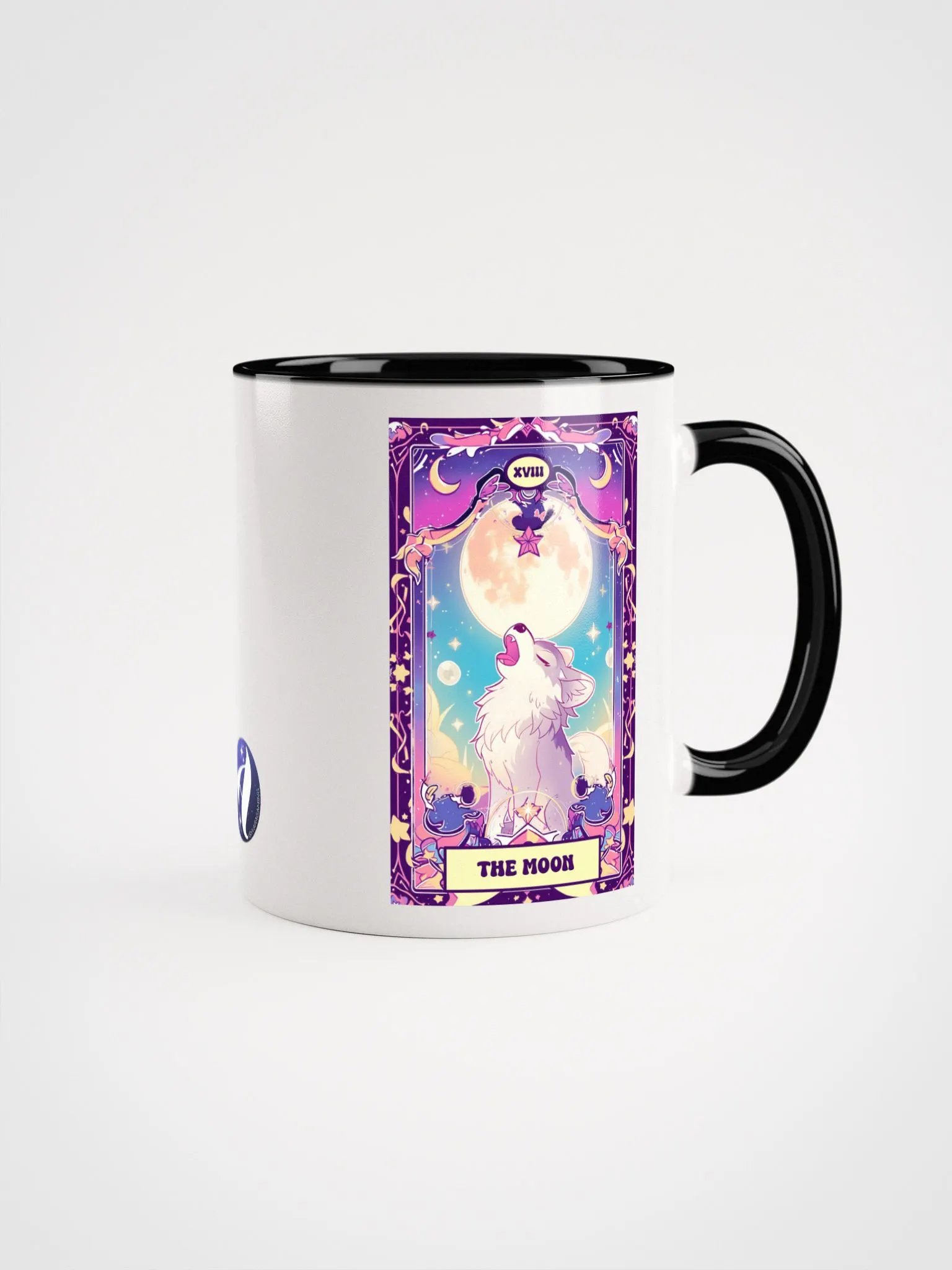Cosmic Tarot The Moon Wolf Ceramic Mug product image (2)