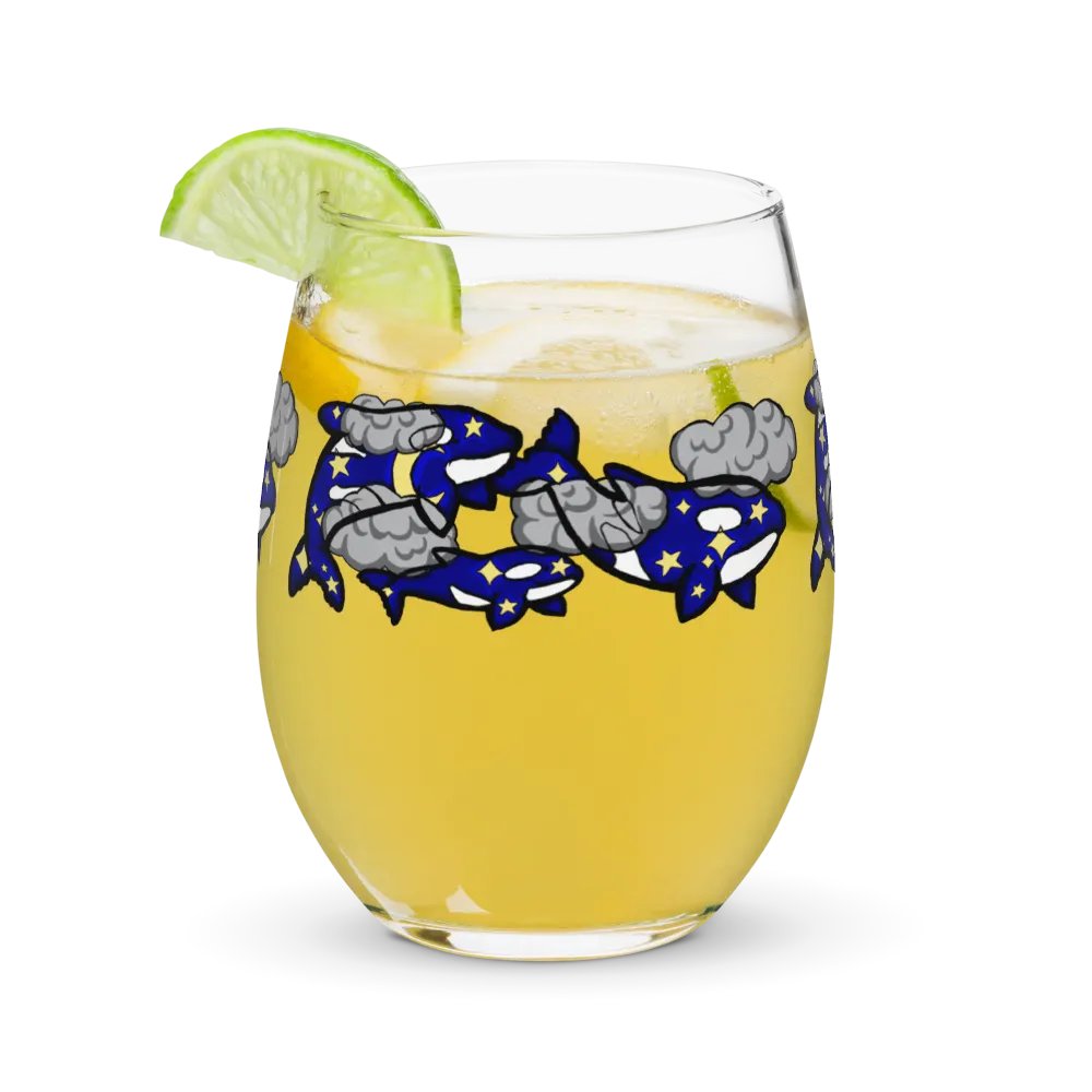 midnight orca stemless wine glass product image (9)