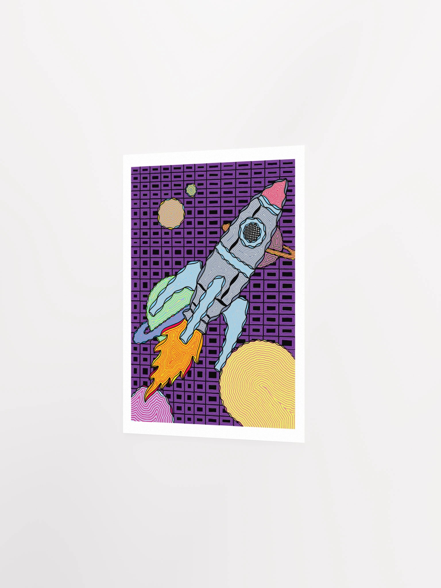 Enhanced Matte Paper Poster (Space v1) product image (2)