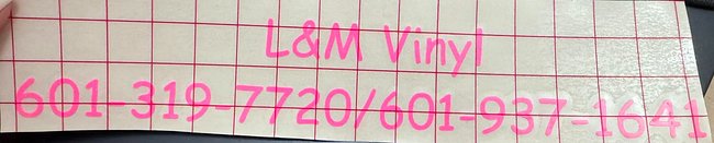 Large Decals $80