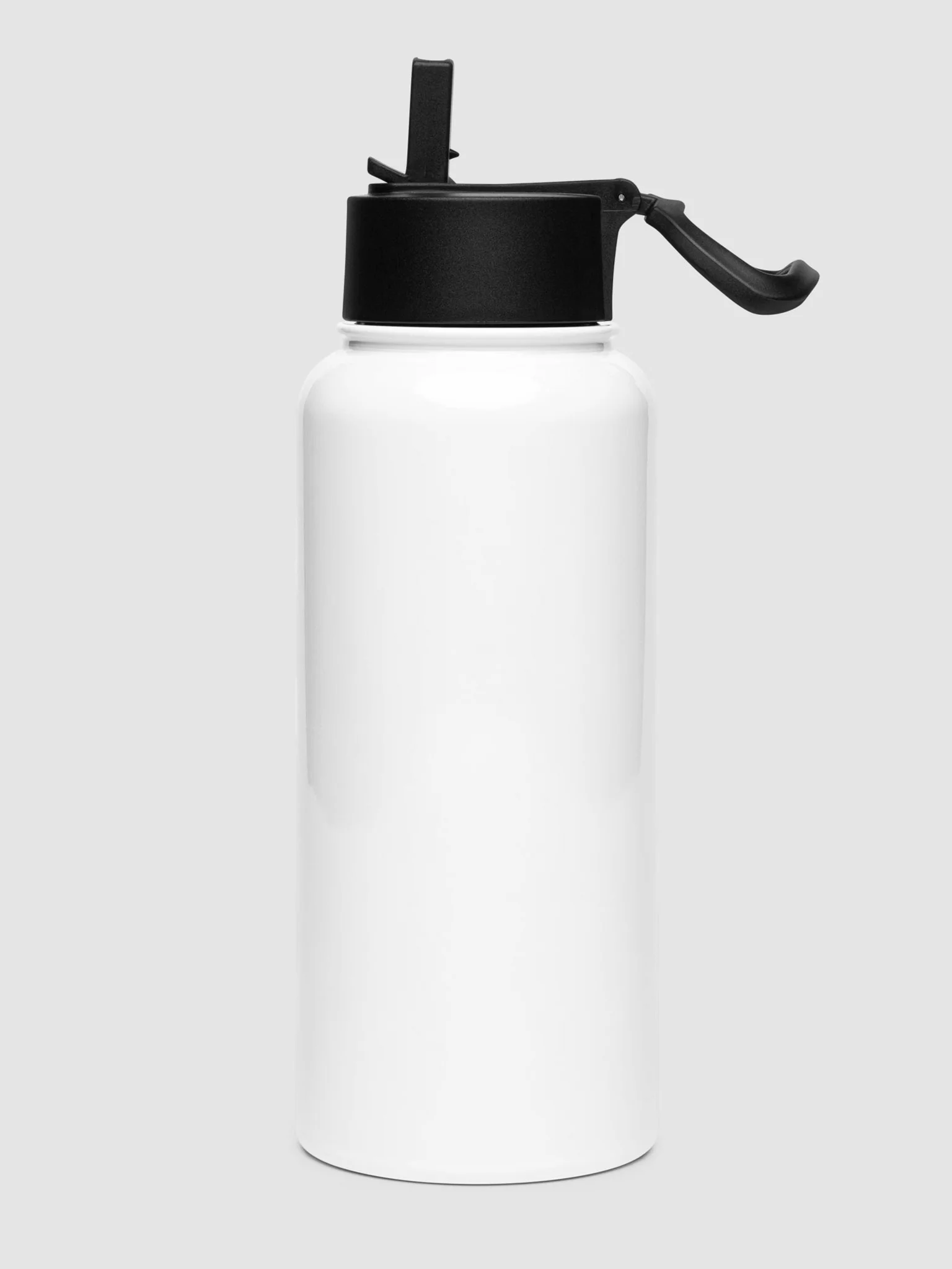 White Stainless Steel Water Bottle 32oz. - Personalized product image (1)