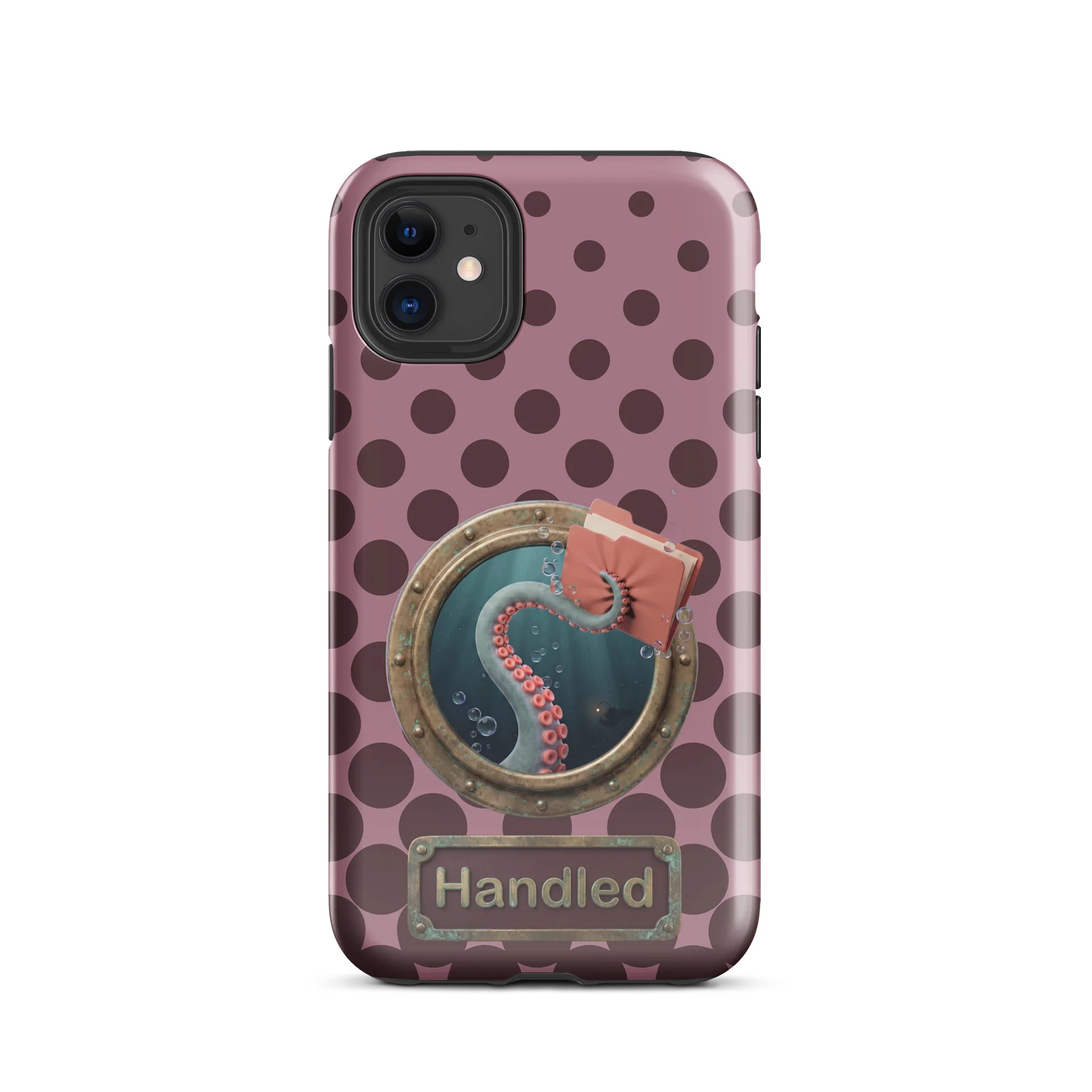 Handled's Ella with folders. Tough iPhone case. product image (2)