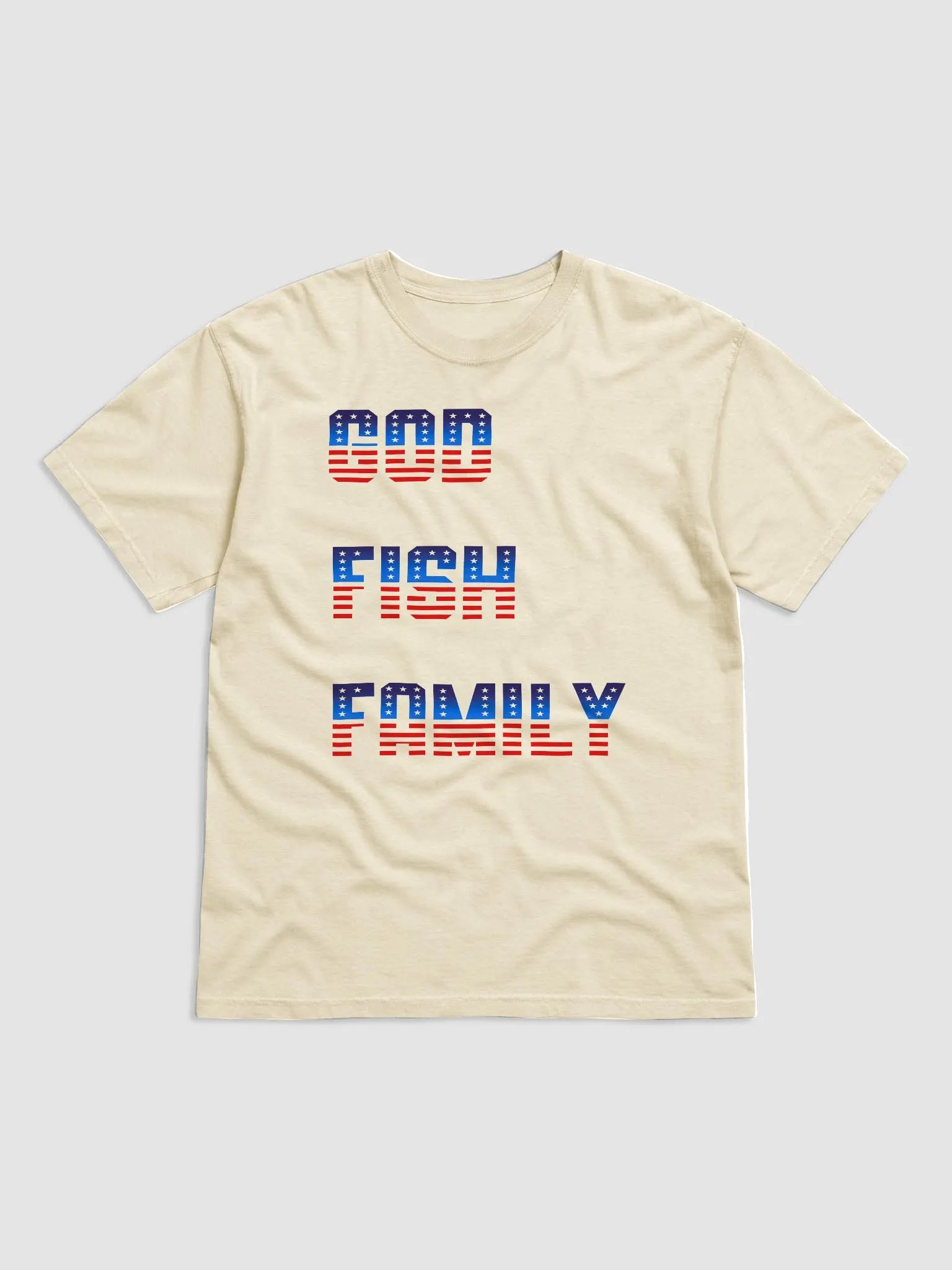 GOD FISH FAMILY Patriotic Tee product image (2)
