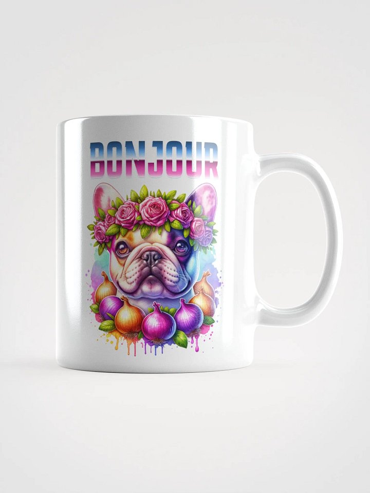 Bonjour Bulldog Rose Crown Mug product image (2)