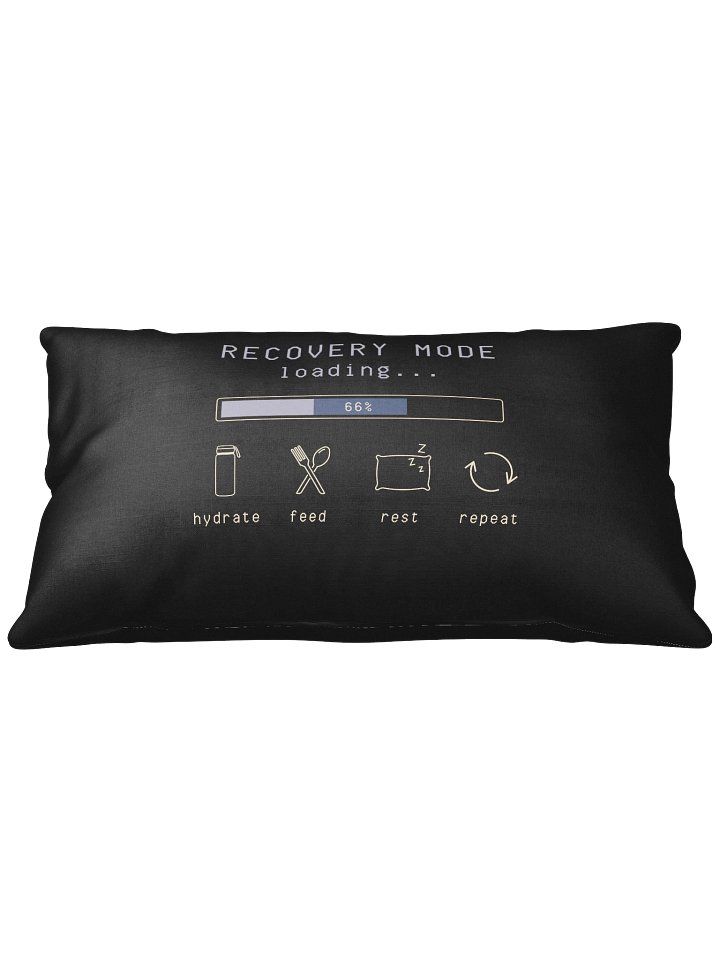 Recovery Mode Loading Pillow | Chronic Illness Recovery Humor Decor product image (2)