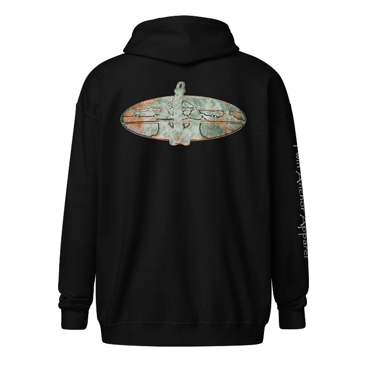 Rust Anchor & ATB – Maritime Heritage | Twin Anchor Apparel Fog Harbor Line product image (1)