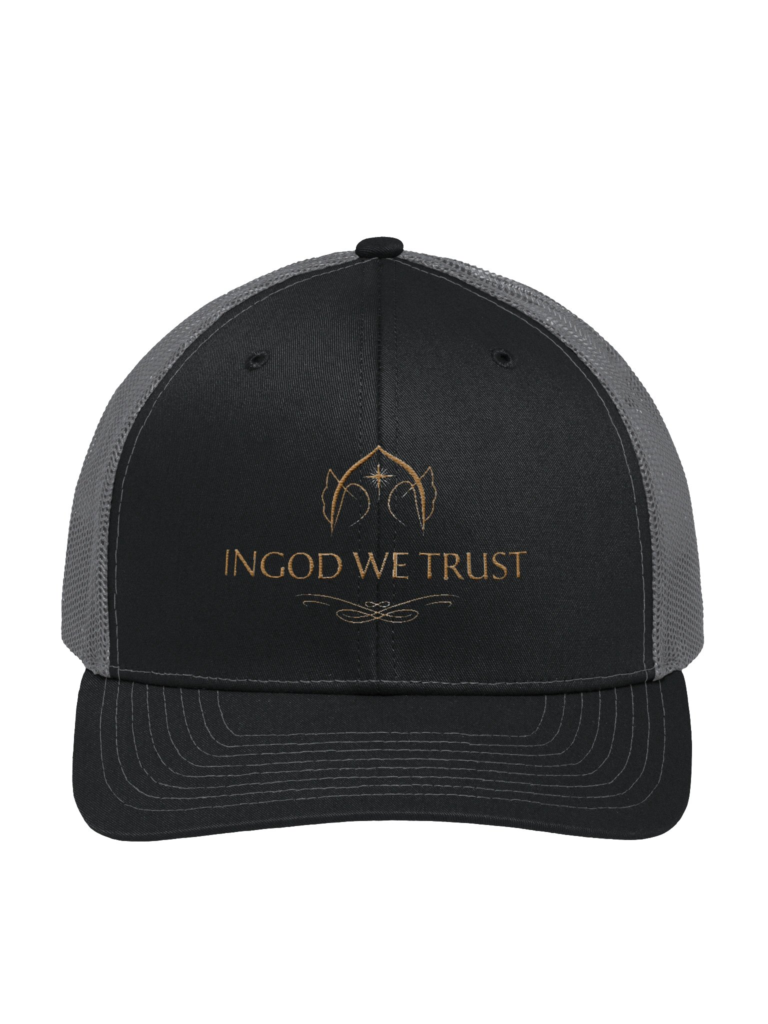 IN GOD WE TRUST Baseball Cap, Christian Faith-Based Unisex Adult Hat, Embroidered Black Cap for Church, Prayer, Patriotism, Gift for Believers, Religious Apparel product image (1)