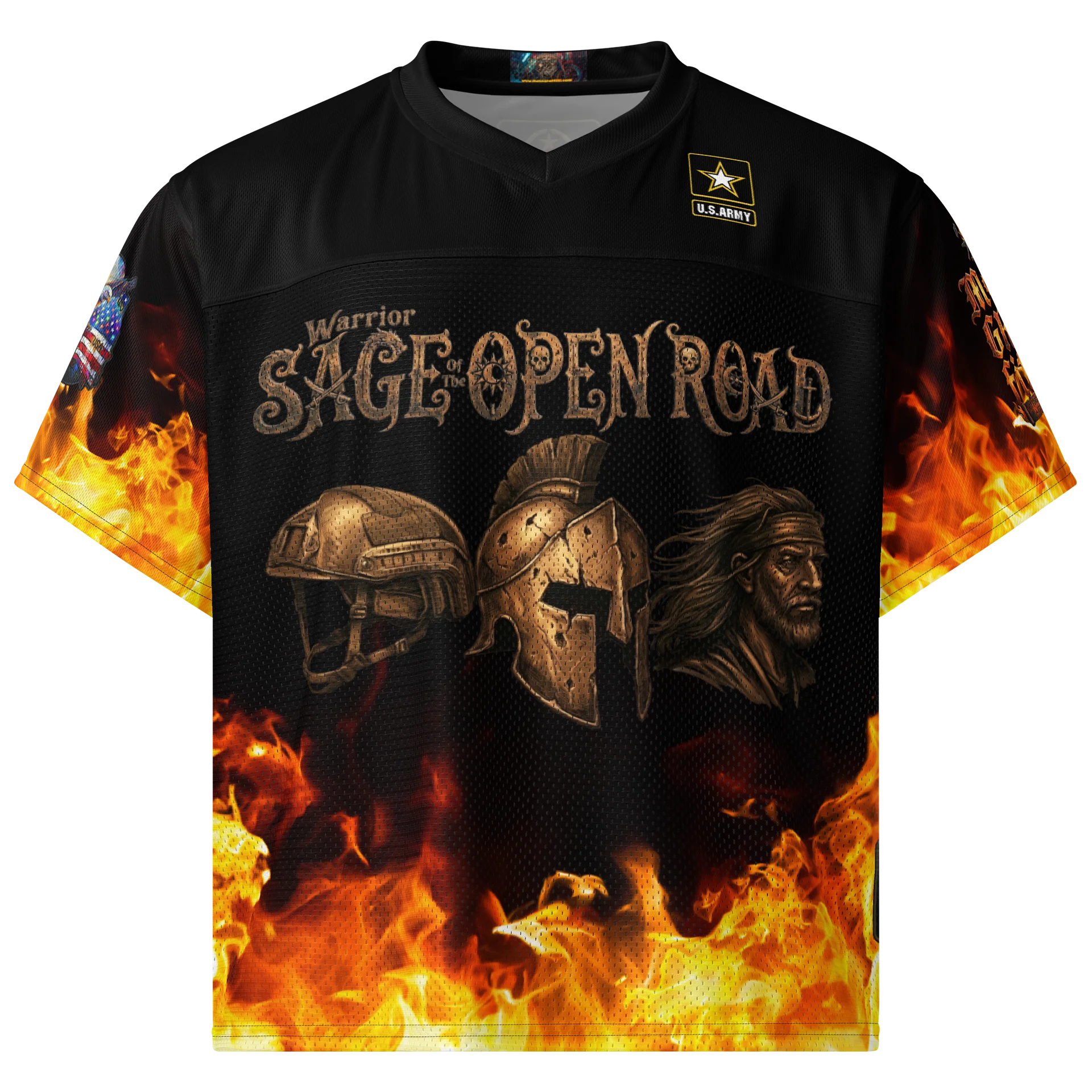 MötoGraffitti Warrior Sage US Army Football Jersey product image (1)