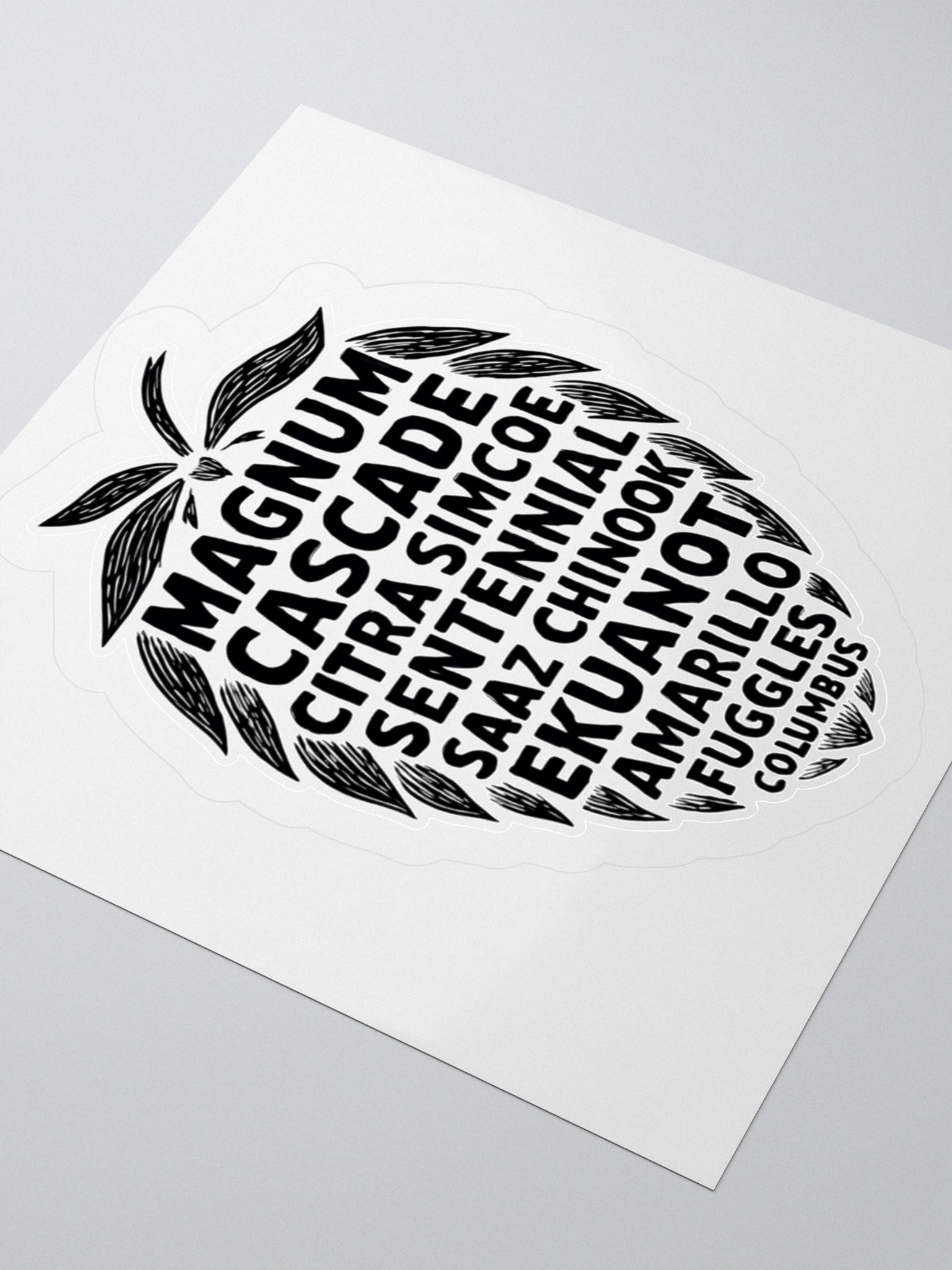 Hop Varieties Sticker product image (7)