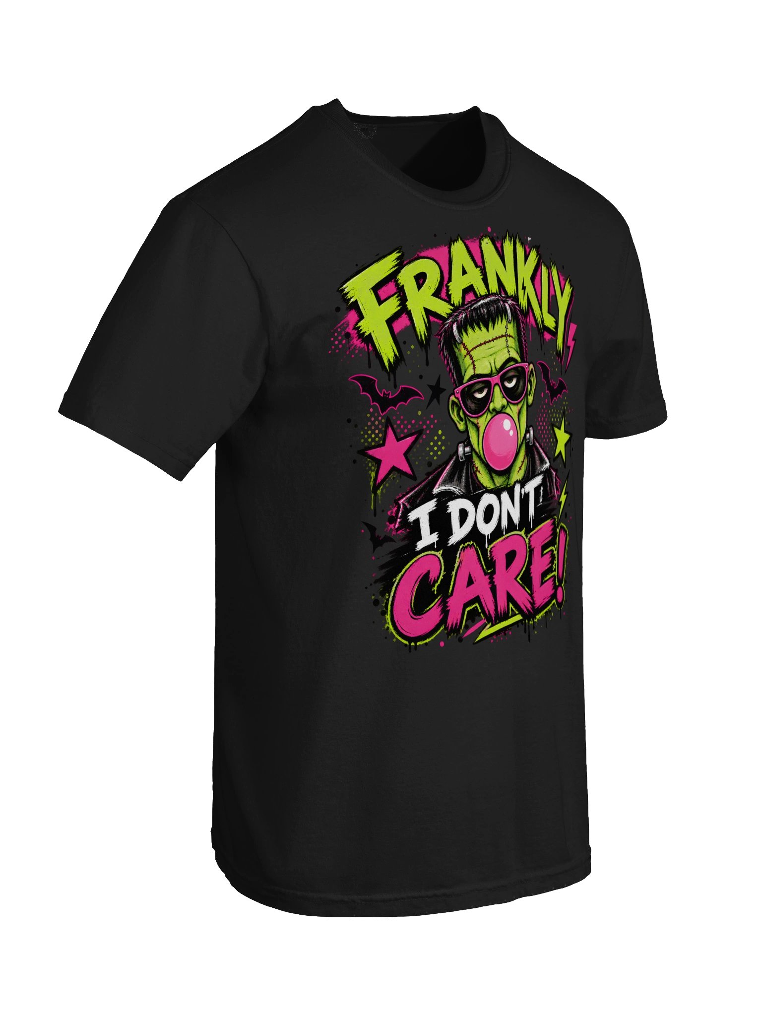 Frankly I Don't Care Frankenstein Tee product image (57)