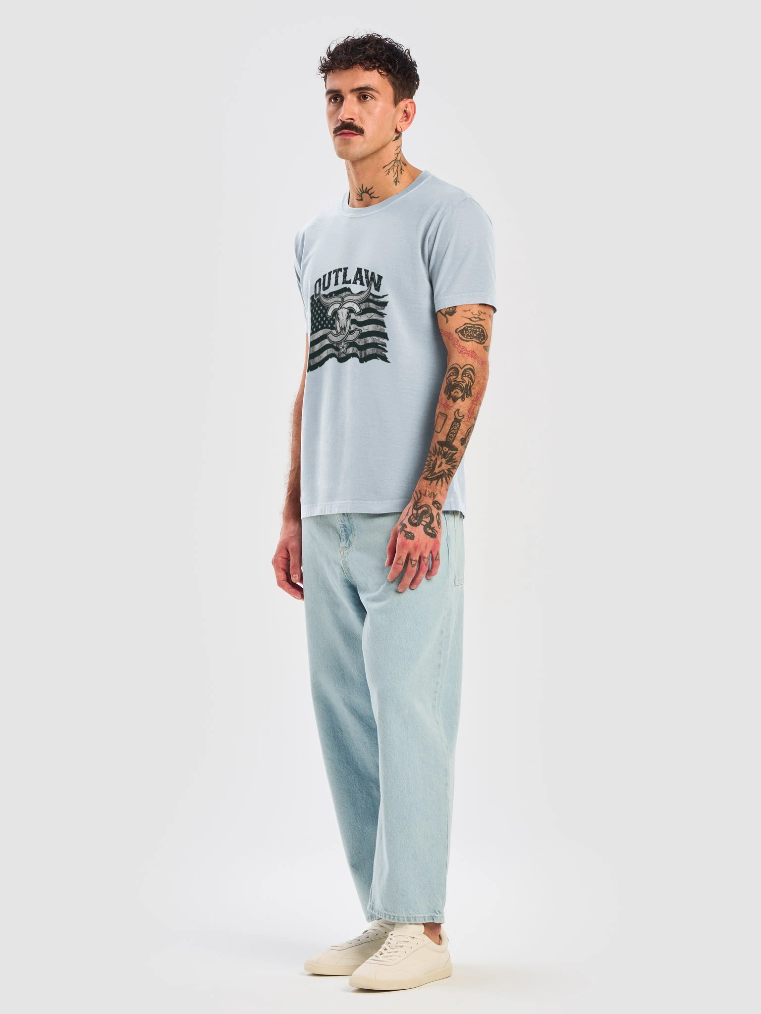 Outlaw Denim Tee - Front product image (7)