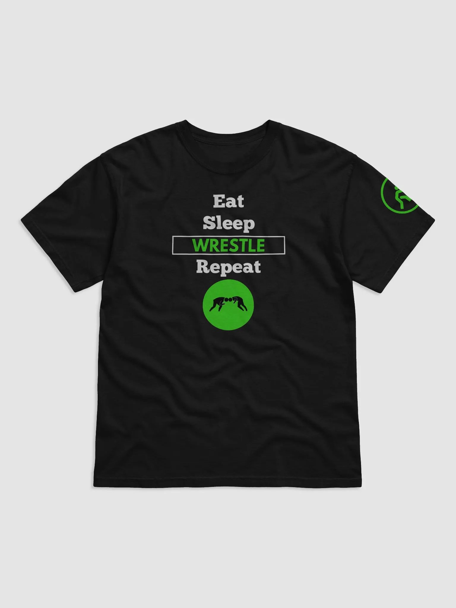 Eat Sleep WRESTLE Repeat T-shirt product image (1)