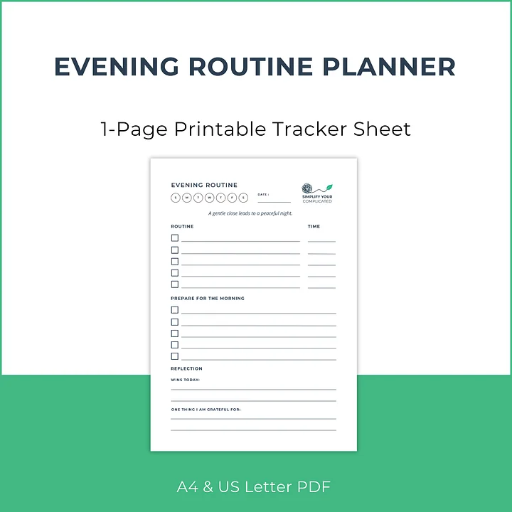 Evening Routine Planner product image (1)