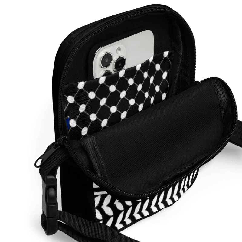 Keffiyeh Bag Black Crossbody Bag product image (2)