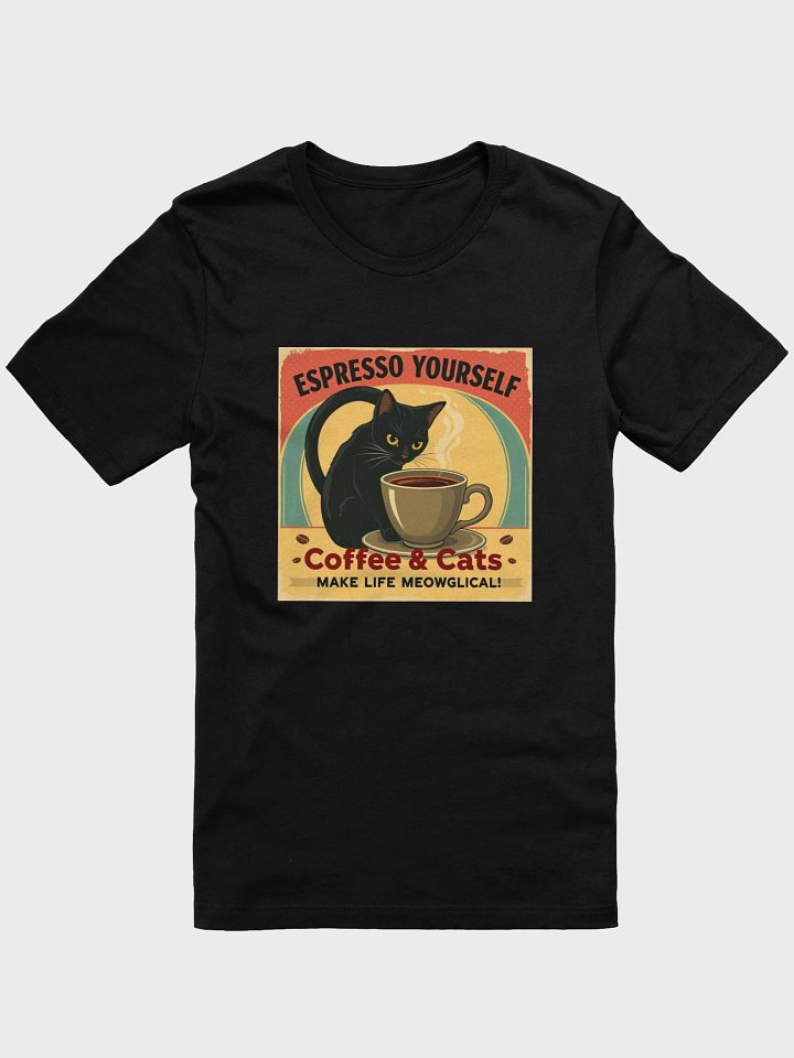 Cats Coffee Meowgical T-Shirt product image (1)