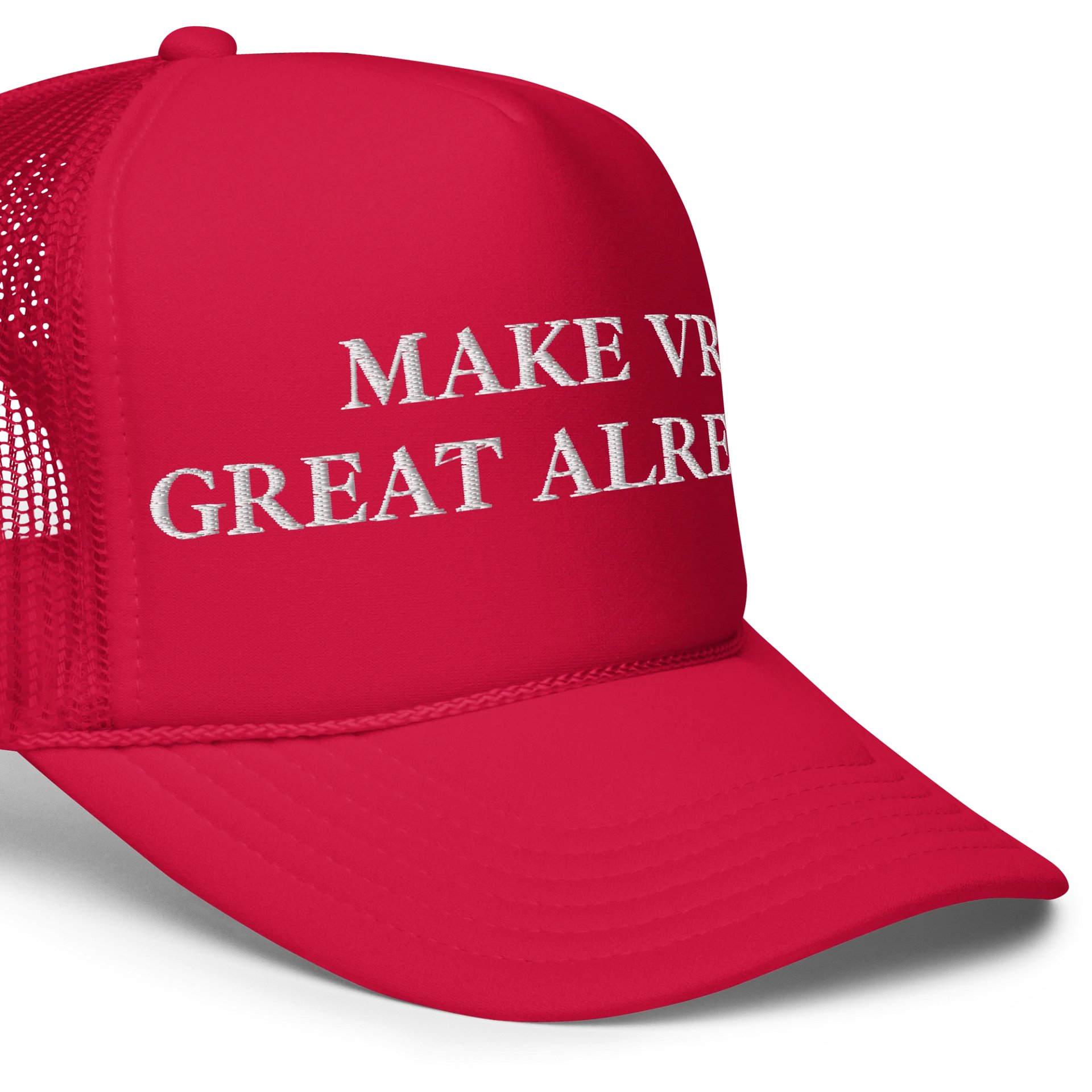 MAKE VR GREAT ALREADY Trucker Hat product image (10)